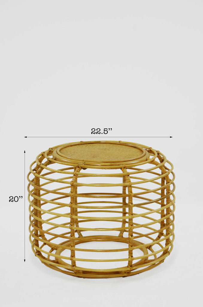 Opalhouse rattan coffee table discount
